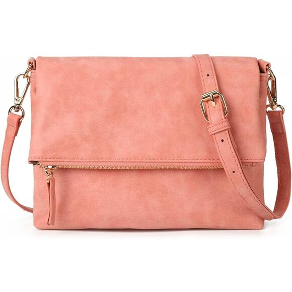 UNBRAND Handbags - Women Carmine Imported PU Leather Fashion Cross Body Purse Shoulder Bag